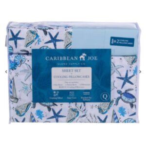 Caribbean Joe 6 Pc Cooling Sea life under the Sea Sheet Set 🆕⌚📦🏃💨🚚